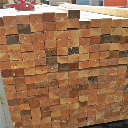 呈果木业建筑方木价格一览表 5x9白松建筑方木厂家报价销售