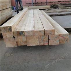 建筑方木价格一览表 呈果白松工地木方 工程木方定制批发