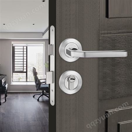 慧聪 304不锈钢分体锁HC-3005室内卧室通用型厕所房门卫生间家用木门门锁