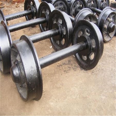 汇鑫矿车轮对 300600铸钢轮对 支持定做轨道轮 矿用运输车轮对