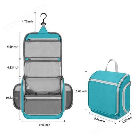 定制实用化妆包大容量悬挂洗刷包旅行外出防水收纳包
