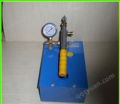 供应10MPA管道手动试压泵便携式水压试压泵现货
