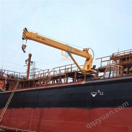 16吨伸缩臂船吊 海上码头专用岸吊 定制船用吊机
