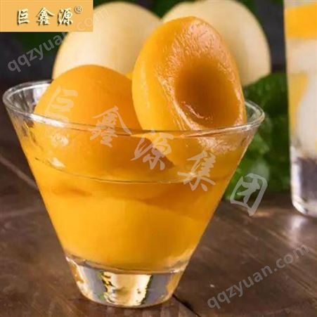 生鲜罐头零食 黄桃罐头 山东巨鑫源桃罐头工厂批发出售