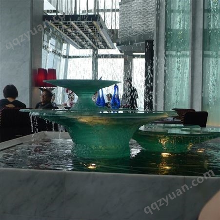 上海玉娇 水景玻璃加工 艺术水景玻璃雕花定制