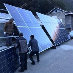 3000W-5000W小型太阳能离网发电系统家用户外带空凋、冰箱，电磁炉