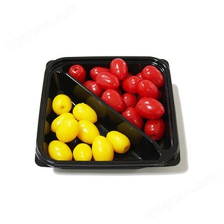 黑色吸塑盒 水果吸塑分格包装盒 重庆水果吸塑盒 创阔