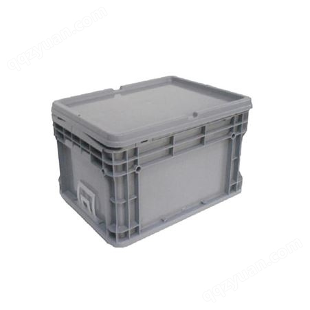 云南厂家供应蓝色灰色物流箱 直角物流箱 包装储物塑料胶箱