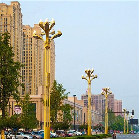 联球led市政广场亮化工程玉兰灯中华灯景观灯具6米7米8米9米10米12米高杆灯