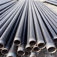 地埋式缠绕式包覆式3PE防腐钢管 天然气管道用3PE防腐钢管价格