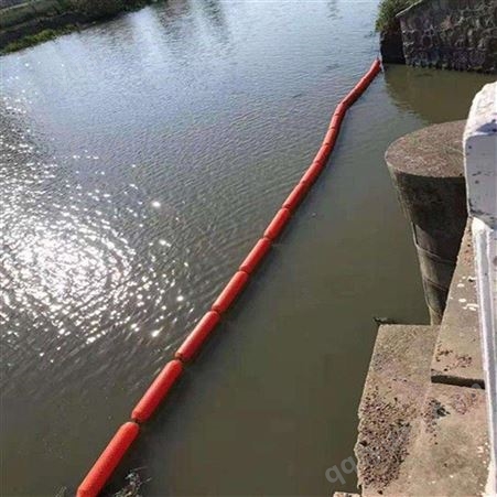天蔚水上隔离围栏浮筒一体式河道水面垃圾拦截聚乙烯直径2001000