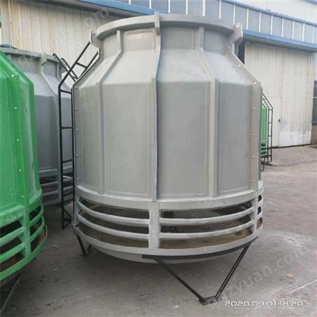 璐诚 玻璃钢冷却塔冷水机循环水降温凉水塔 20吨圆形降温塔