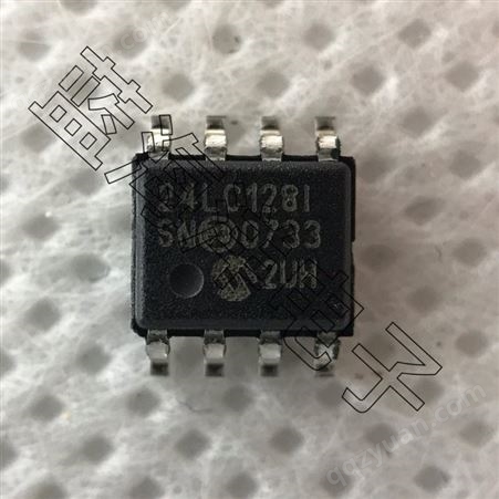 24LC128-I/SN 存储IC MICROCHIP 封装SOP8 批次07+
