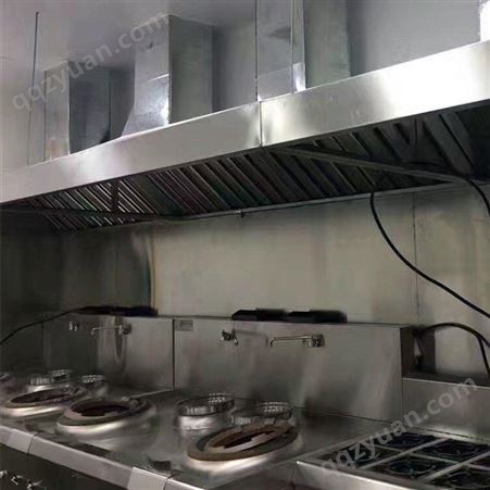 杭州御隆 商用不锈钢烟罩 饭店厨房排烟罩 大吸力油烟抽油烟机