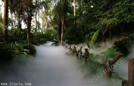 重庆园林景观造雾设备 精细雾化高压喷雾设备