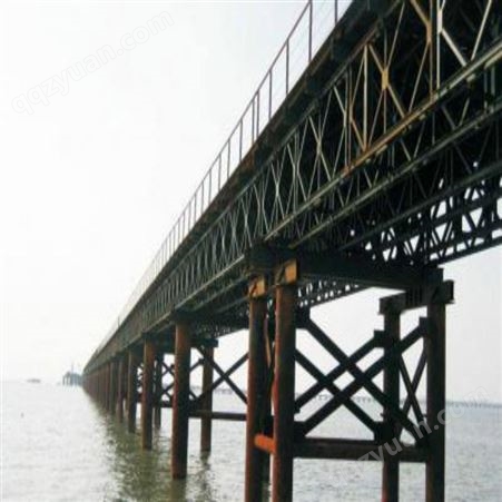 四川钢便桥贝雷钢桥租赁销售 装配式公路桥梁安装