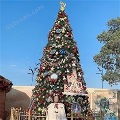 节庆活动圣诞树 商场大型框架树4-50米制作