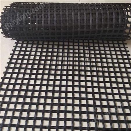 钢塑格栅玻纤格栅单向双向三向钢塑料土工格栅护基塑料网