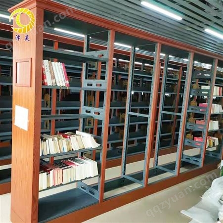 家用置物架书店单双面图书架钢木书籍架定制