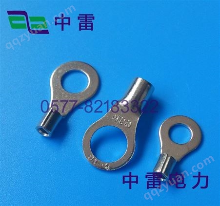 紫铜焊口RNB8-8冷压圆形OT10-8接线裸端子O型10平方加厚1.2mm