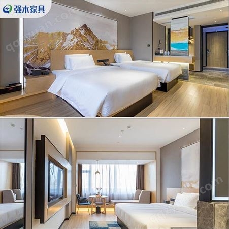 重庆全屋定制家具 酒店家具订做 实木颗粒板 现代风格 防腐防潮 强木家具