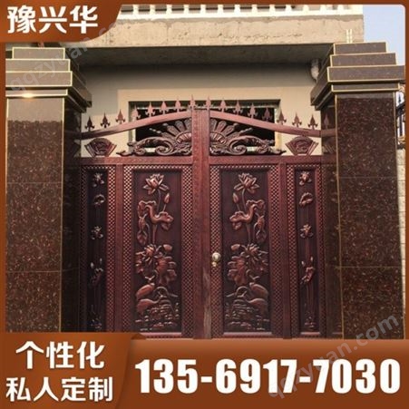 南京铝艺别墅门  中式铝艺大门  款式多样
