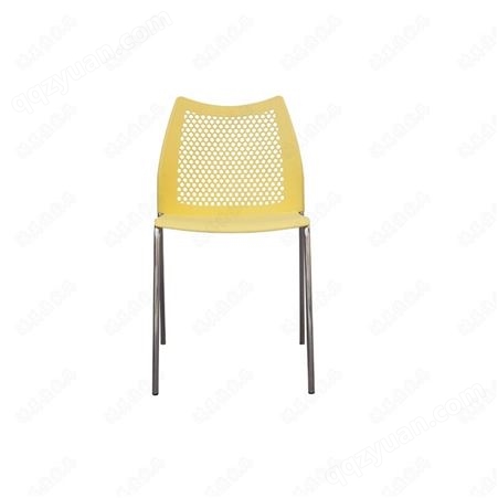 塑料培训办公椅，广东鸿美佳厂家批发供应PP塑料座椅可叠放办公椅